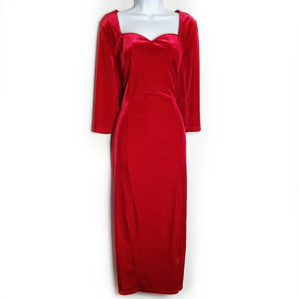 Red Velvet Dress